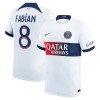 Maglia ufficiale Paris Saint Germain Fabian 8 Trasferta 2023-24 per Uomo